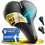 SEASONTREK Fahrradsattel mit ergonomischer Memory Foam und innovativer Federung I maximaler Fahrkomfort I bequemer...